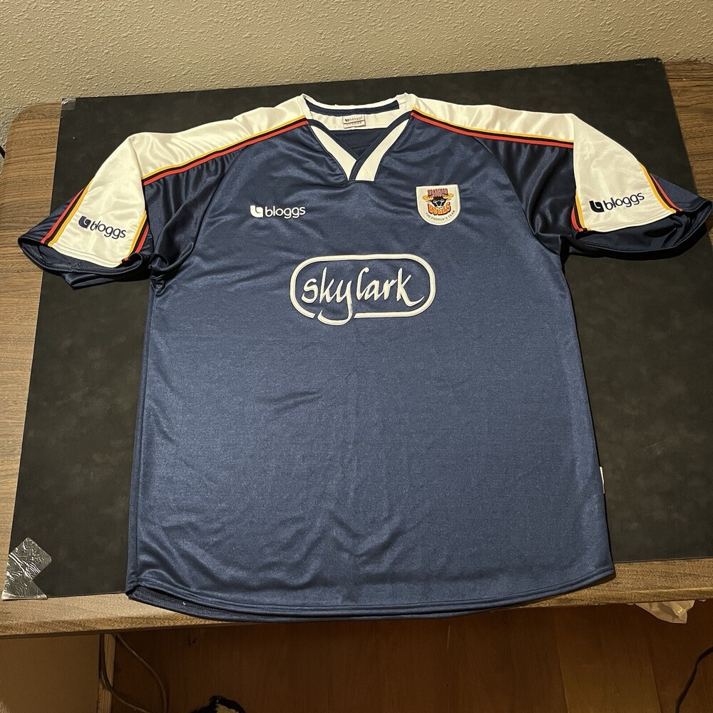 Bradford Bulls Jersey Vintage Rugby 1990s Bloggs Union Adult 2000s 1990s British